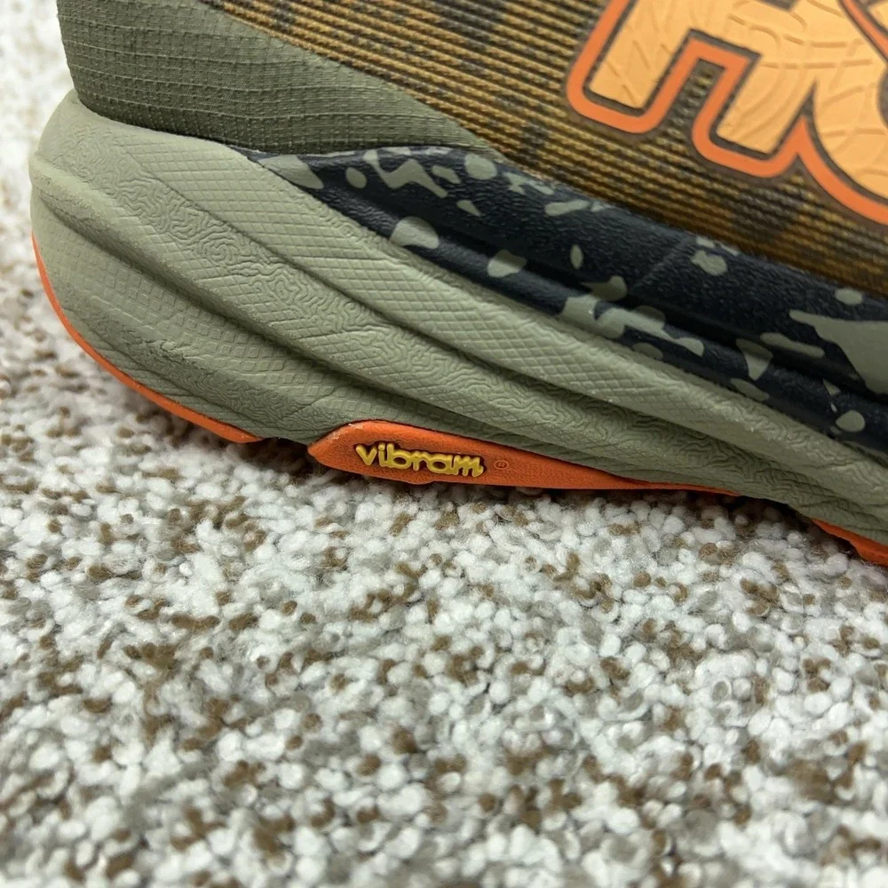 HOKA Shoes Mens Size 10.5 Speedgoat 6 Green Trail Running Sneakers Vibram